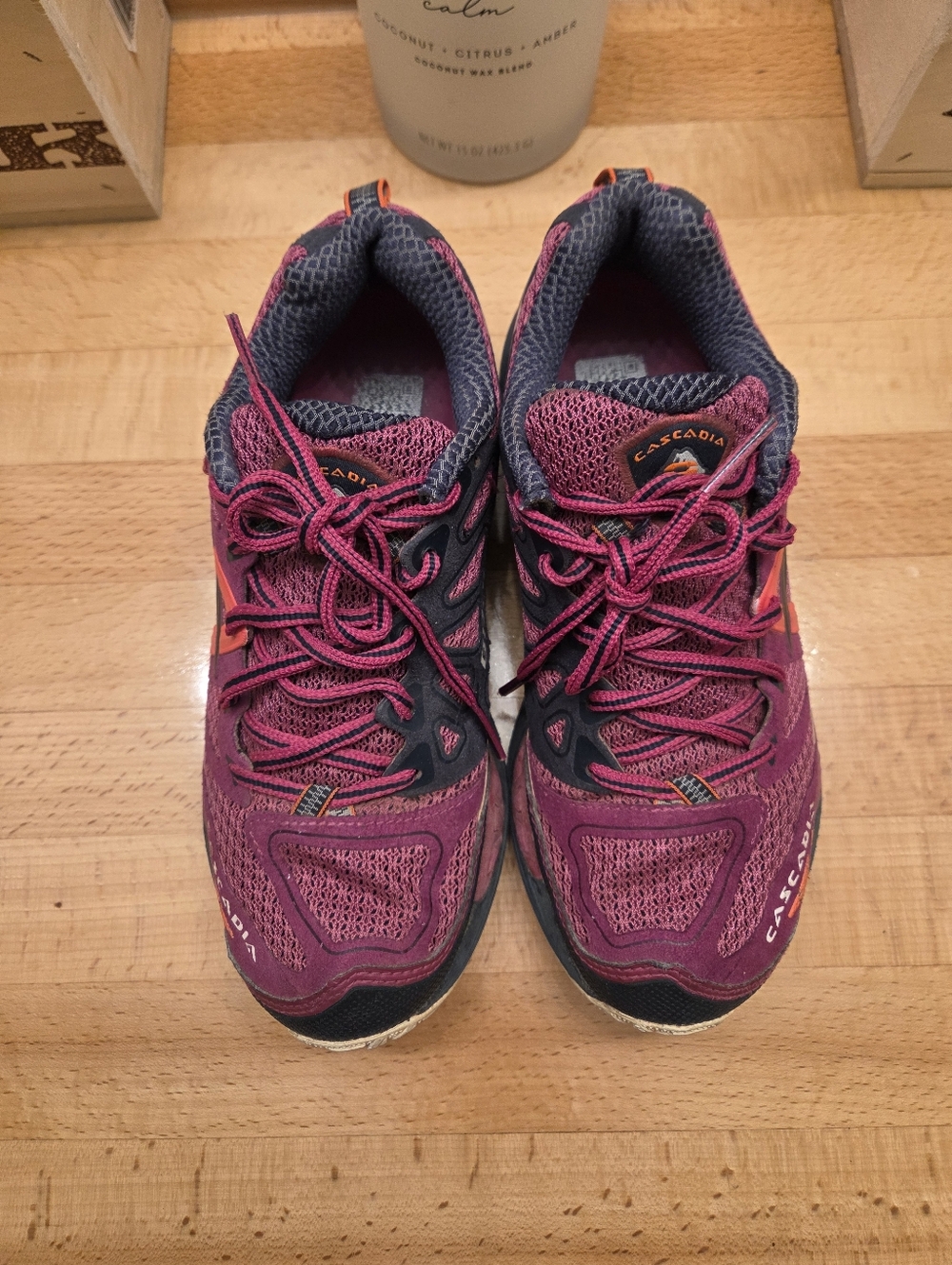 Brooks Cascadia 9 Women's Trail Running Shoes Pink/Purple Size 7 - Picture 6 of 10